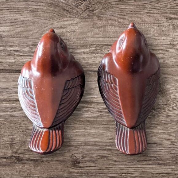 VINTAGE - Crowning Touch Collections - Set of Two Bird Resin Figurines - Picture 2 of 4